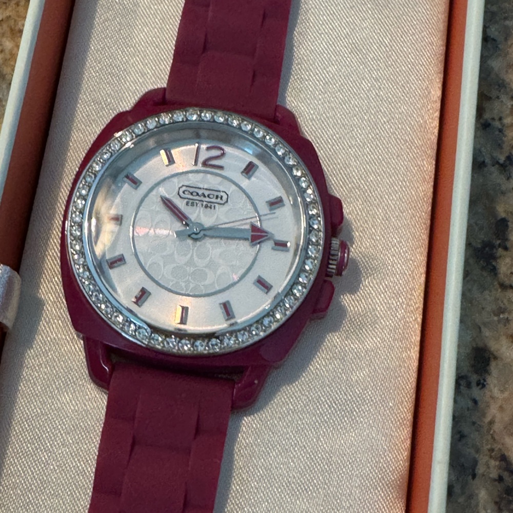 Coach Raspberry Watch - Picture 2 of 4